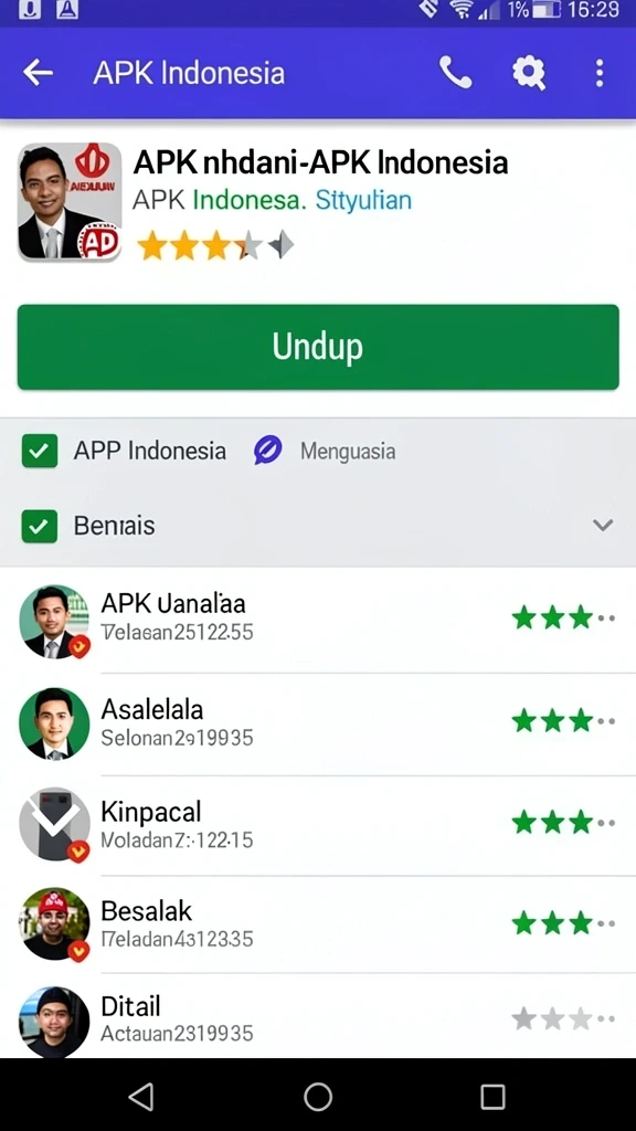 Tampilan utama aplikasi Review Aplikasi hartaspin yang intuitif dan efisien.