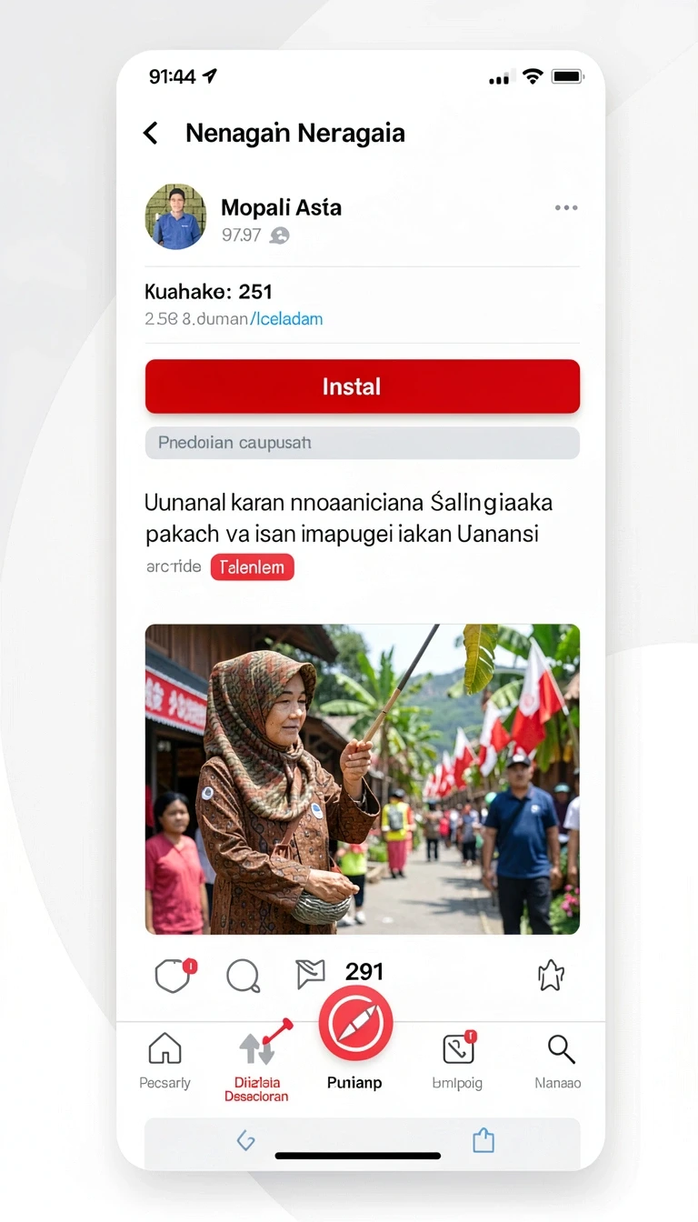 Tampilan utama aplikasi Review Aplikasi sp212 yang intuitif dan efisien.