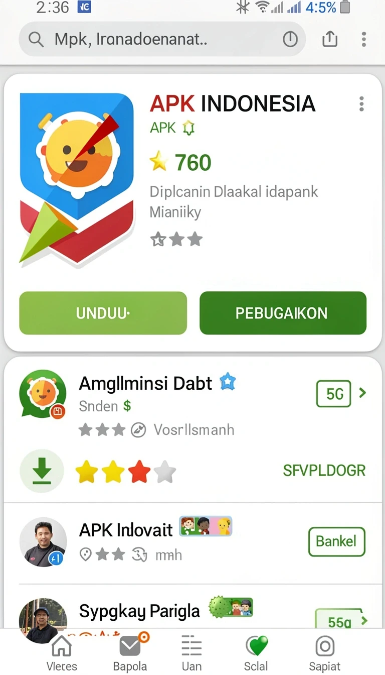 Tampilan utama aplikasi mega338 App APK Terbaru yang intuitif dan efisien.